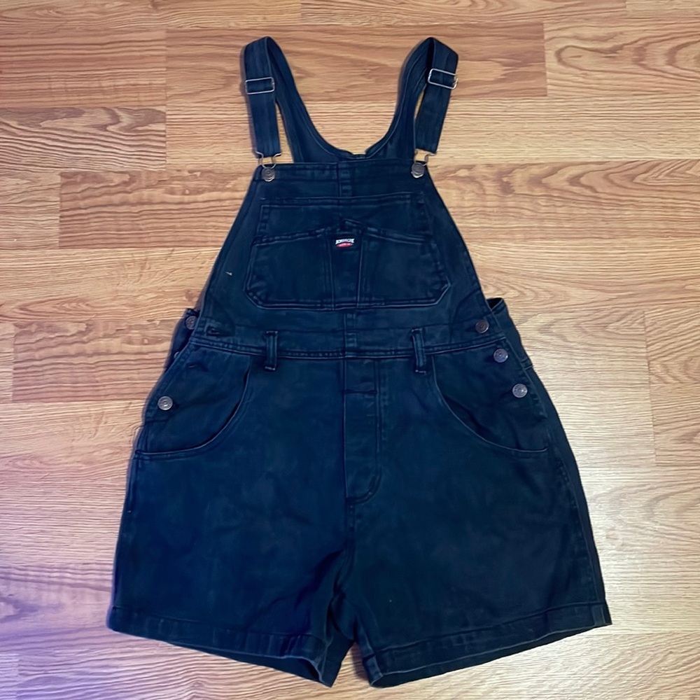 Black overalls